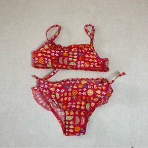 Vintage Gymboree swimsuit  fruit punch line 2 piece